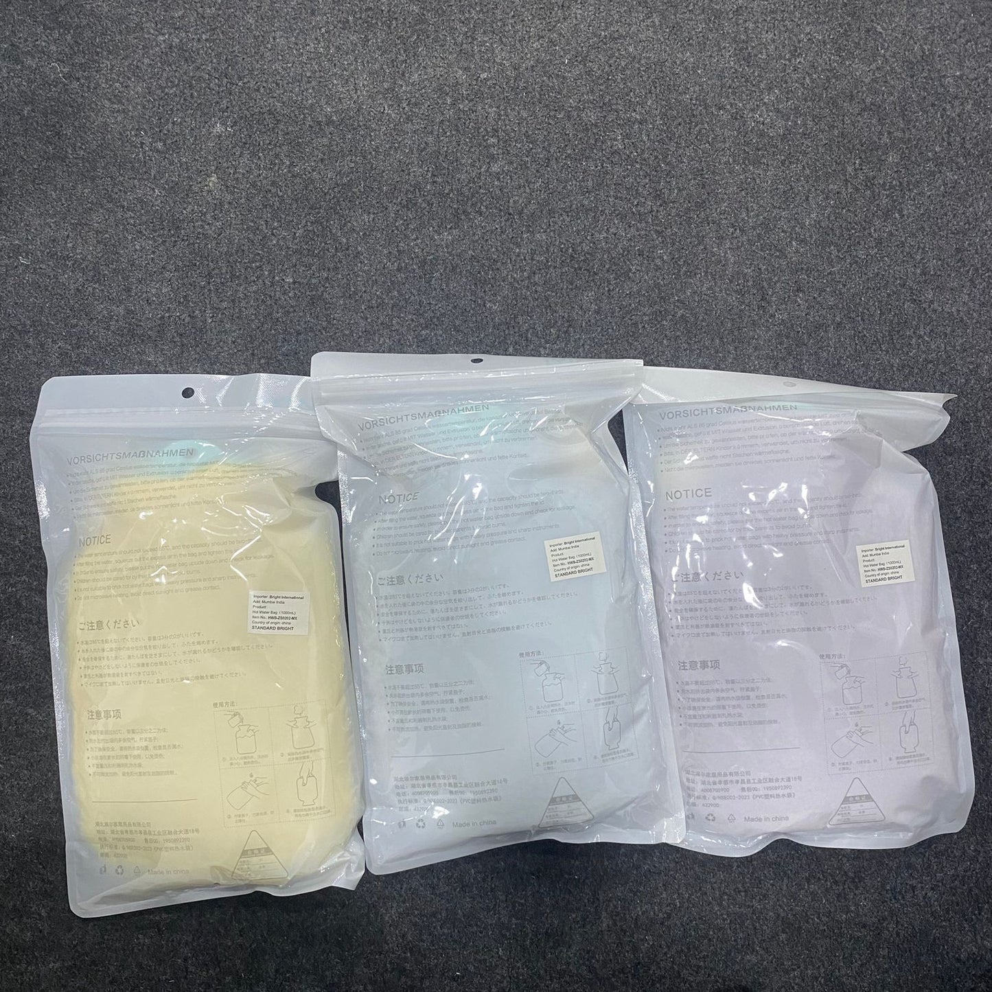 AM7530 Cute Bunny Plush Hot Water Bag with Soft Cover