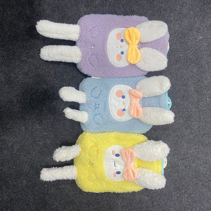AM7530 Cute Bunny Plush Hot Water Bag with Soft Cover