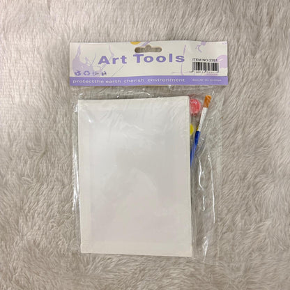 AM7535 Kids' DIY Canvas Painting Kit – Bee & Bear Theme