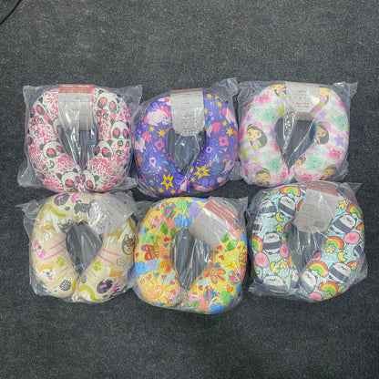 AM7539 SOFT MEMORY FOAM TRAVEL NECK PILLOW NP024 (1-Pcs)