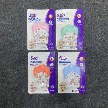 AM7543 Baby Silicone Teether Mitten (1-Pcs)