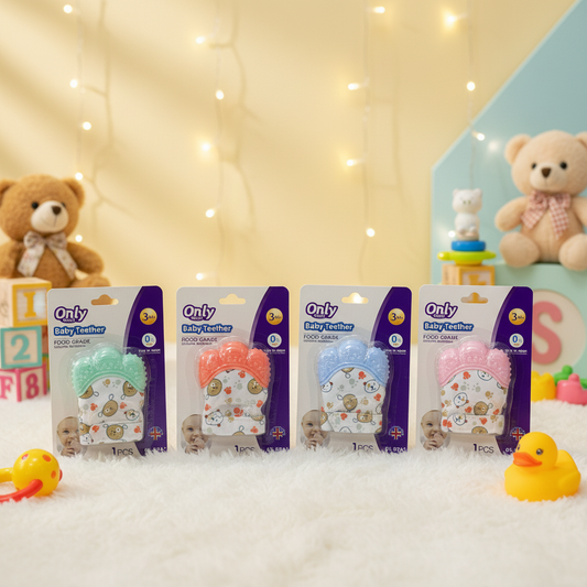 AM7543 Baby Silicone Teether Mitten (1-Pcs)