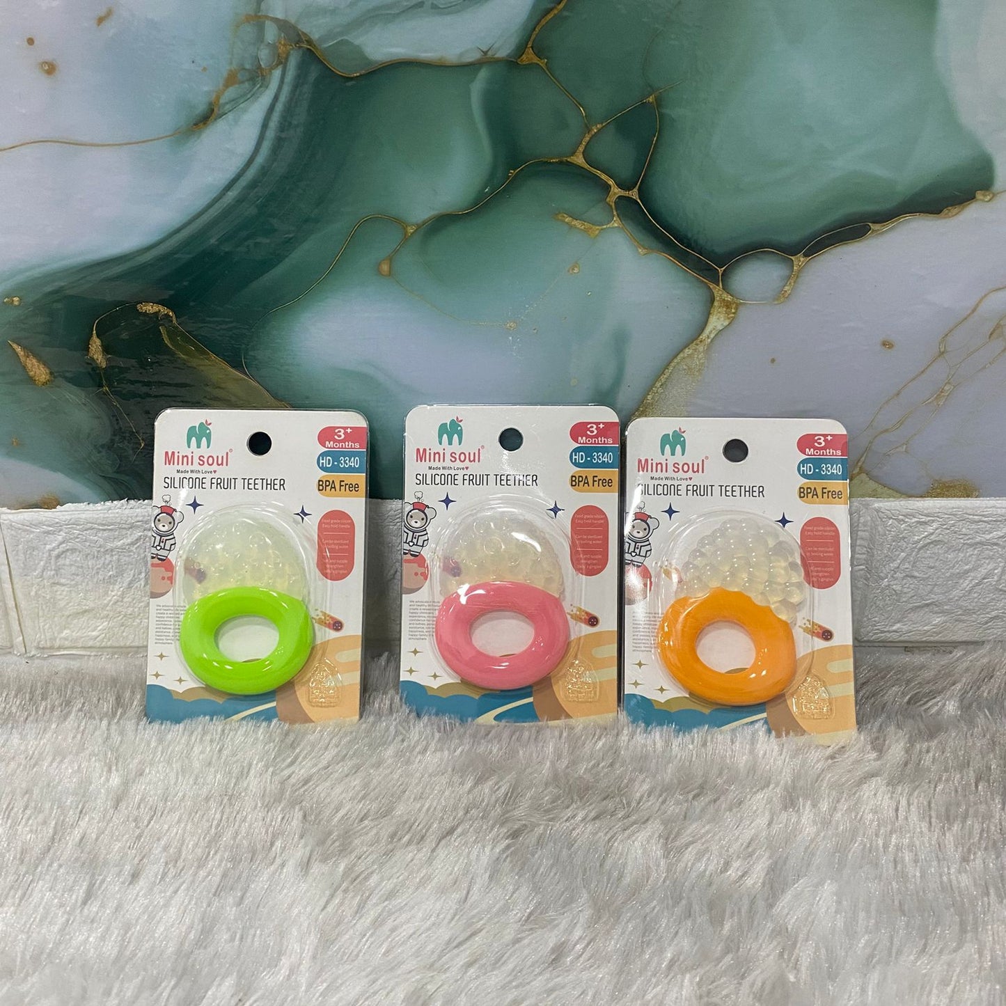 AM7544 Mini Soul Silicone Fruit BABY Teether HD 3340 (1-Pcs)