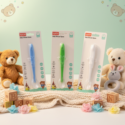 AM7547 Hercules Bear Baby Silicone Spoon 20-55 (1-Pcs)