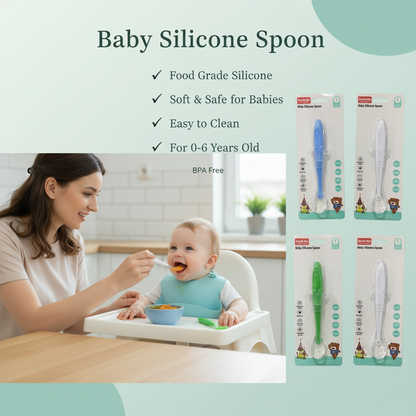 AM7547 Hercules Bear Baby Silicone Spoon 20-55 (1-Pcs)
