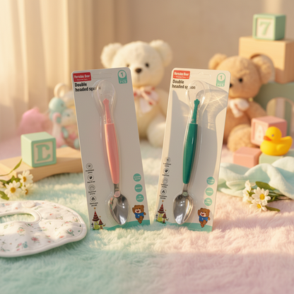 AM7548 Hercules Bear Double-Headed Baby Spoon 20-5 (1-Pcs)