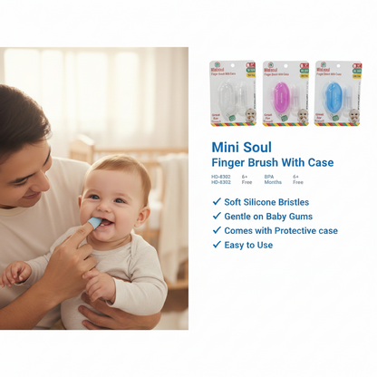AM7549 Mini Soul Finger Brush With Case HD-8302 (1-Pcs)