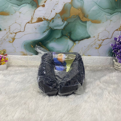 AM7555 Super Deluxe Memory Foam Travel Neck Pillow for Comfort and Support (1-Pcs)