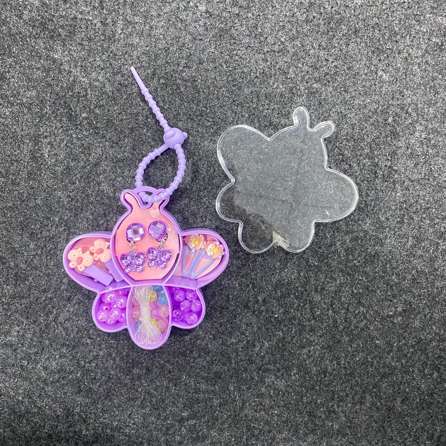 AM7563 DIY Butterfly Shaped Jewelry Making and Accessory Set for Kids 7244 (1-Pcs)