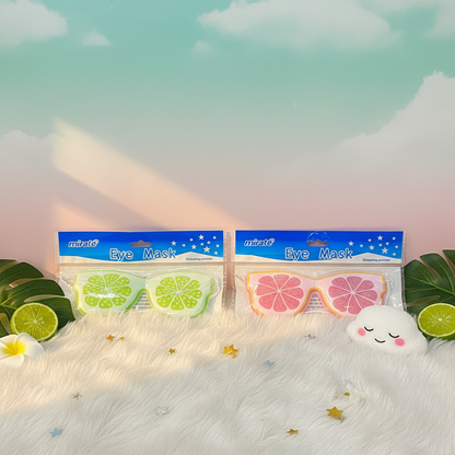AM7565 Mirale Fruit-Themed Cooling Gel Eye Mask for Sleeping & Relaxation (1-Pcs)