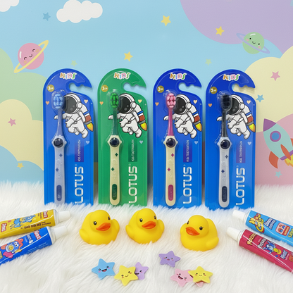 AM7567 LOTUS Astronaut Series Extra Soft Kids Toothbrush (Ages 3+) (1-Pcs)