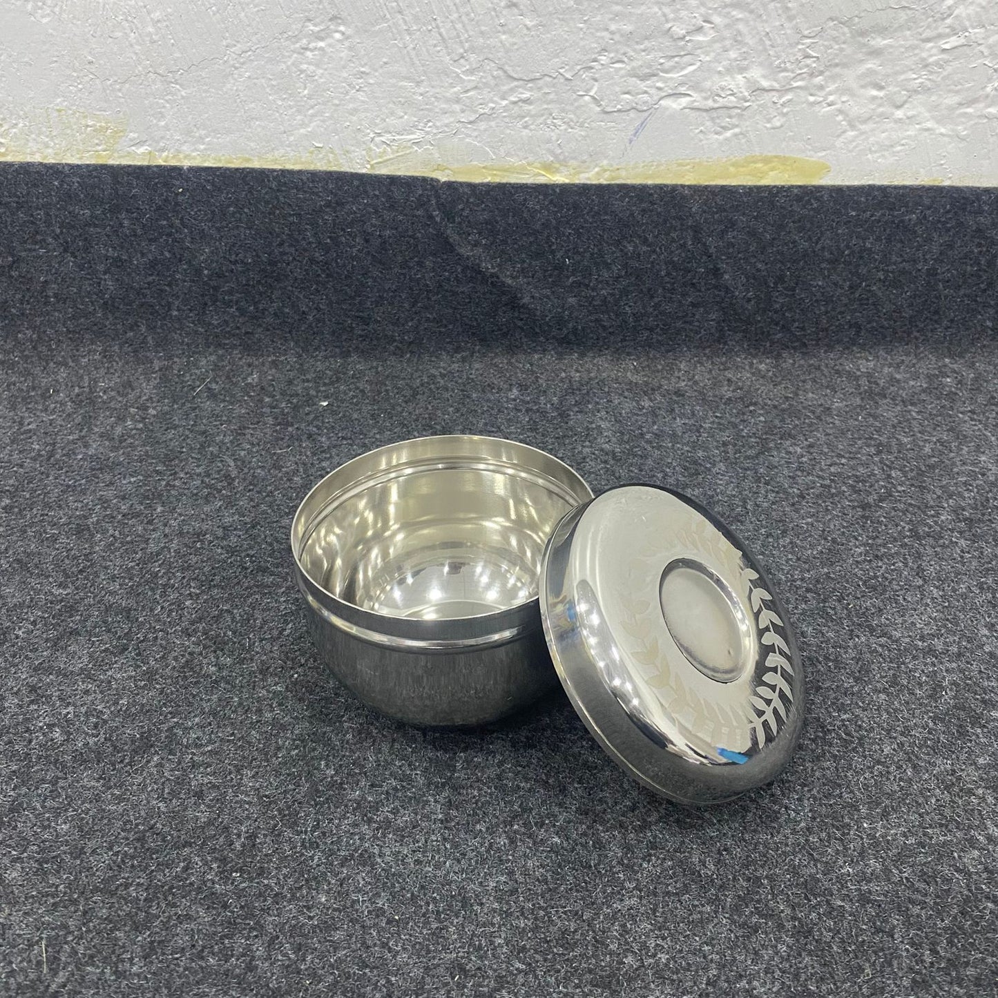 AM7572 Premium Stainless Steel Deep Storage Dabba with Laser Design Lid | Mirror Finish Multi-Purpose Kitchen Container