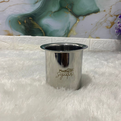 AM7583 Madhuram Signature 400ml Stainless Steel Multipurpose Deep Container (9x8x8 cm)