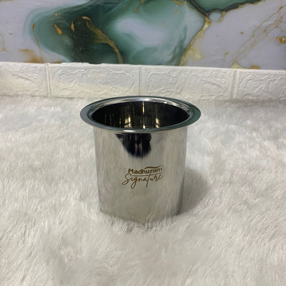 AM7584 Madhuram Signature 700ml Stainless Steel Multipurpose Deep Boiler Container (11x9x9 cm)
