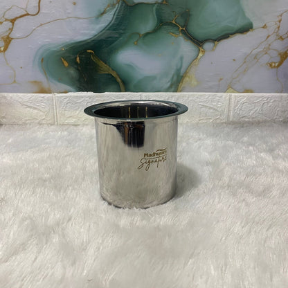 AM7585 Madhuram Signature 850ml Stainless Steel Multipurpose Deep Boiler Container (11x10x10 cm)