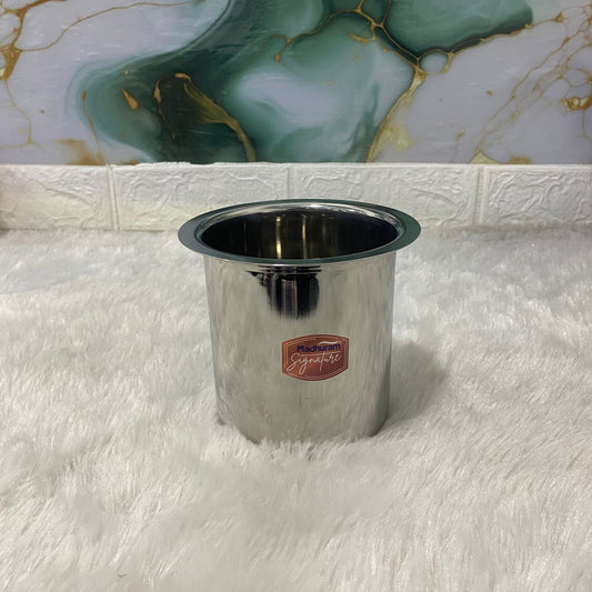 AM7585 Madhuram Signature 850ml Stainless Steel Multipurpose Deep Boiler Container (11x10x10 cm)