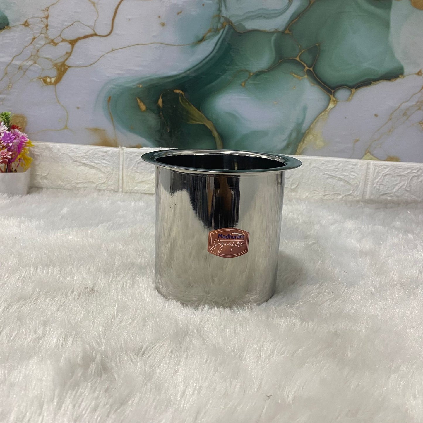 AM7586 Madhuram Signature 1140ml Stainless Steel Multipurpose Deep Boiler Container (12x11x11 cm)