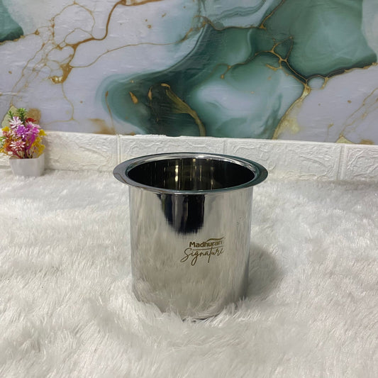 AM7586 Madhuram Signature 1140ml Stainless Steel Multipurpose Deep Boiler Container (12x11x11 cm)