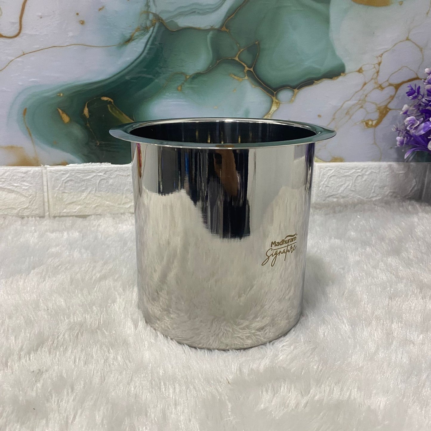 AM7590 Madhuram Signature 3000ml Stainless Steel Multipurpose Deep Boiler Container (17x15x15 cm)