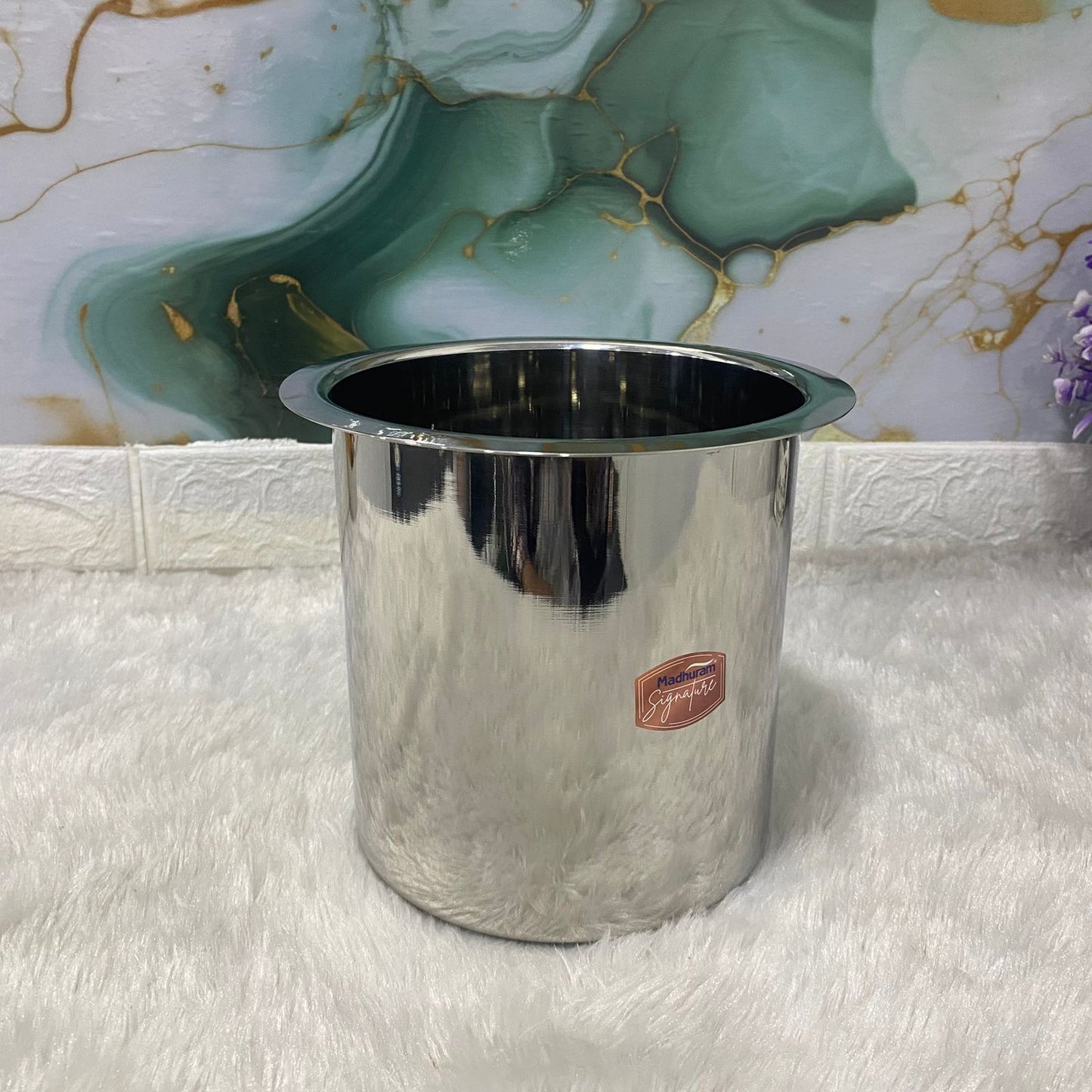 AM7590 Madhuram Signature 3000ml Stainless Steel Multipurpose Deep Boiler Container (17x15x15 cm)