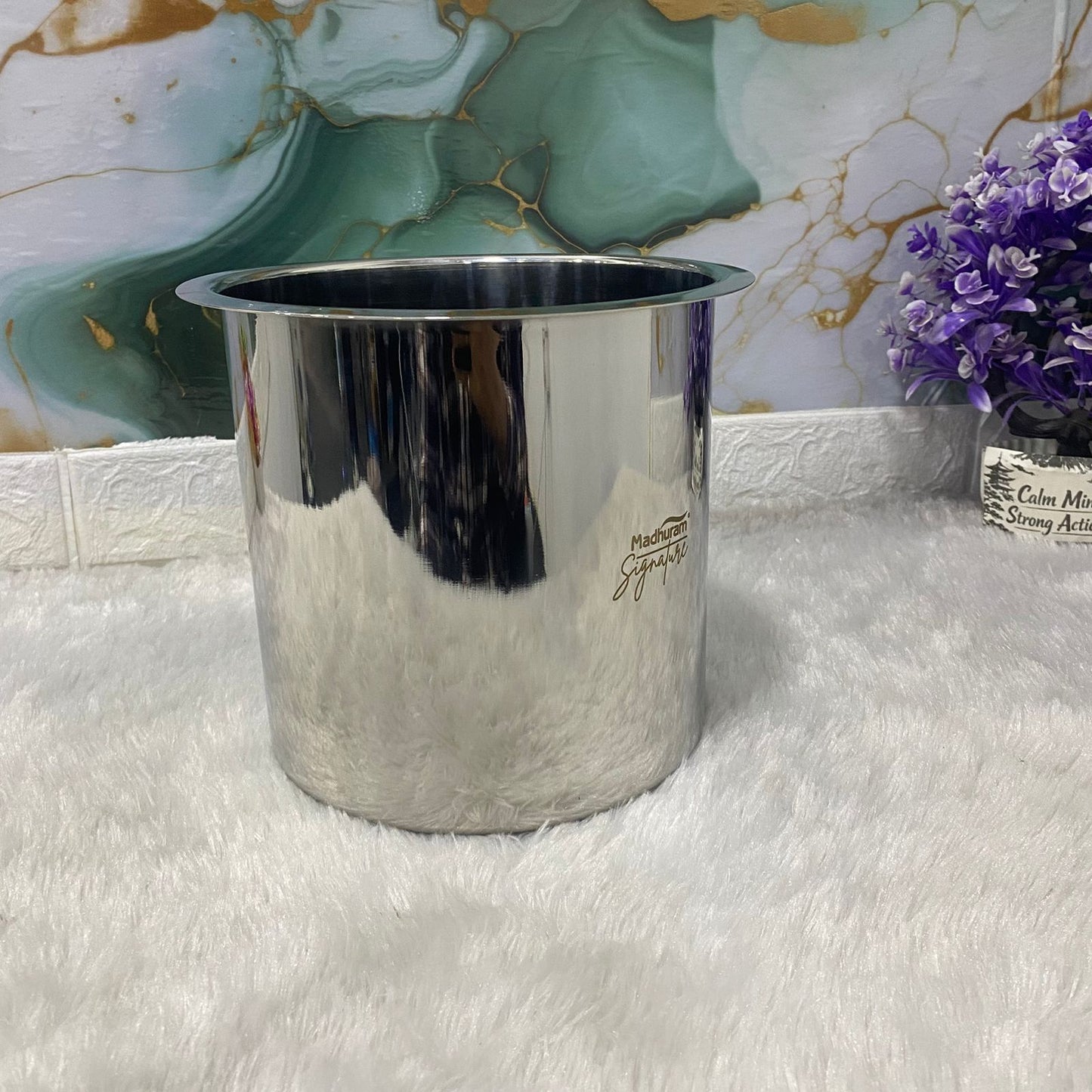 AM7593 Madhuram Signature 5670ml Stainless Steel Multipurpose Deep Boiler Container (20x19x19 cm)