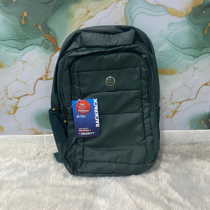 AM7604 Priority Zipster 001 Premium Laptop Office and College Backpack with Rain Cover
