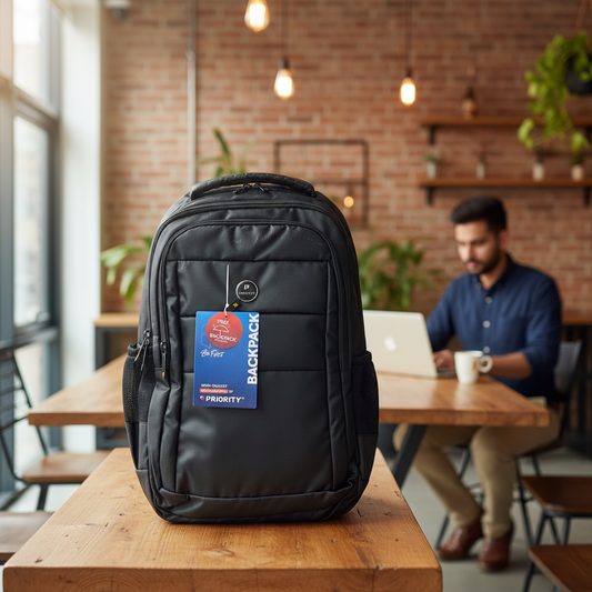 AM7604 Priority Zipster 001 Premium Laptop Office and College Backpack with Rain Cover