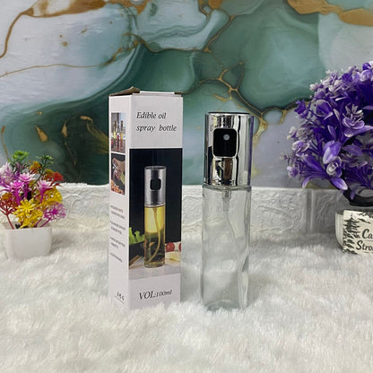 AM7614 Premium Glass Oil Spray Bottle: Leakproof Stainless Steel Fine Mist Cooking Dispenser