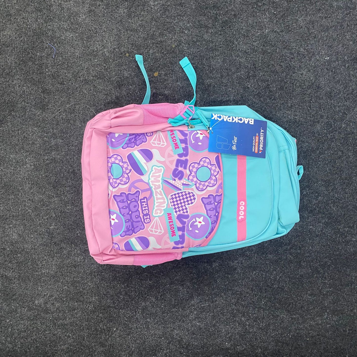 AM7606 Priority Aristro Premium Heavy Duty College Casual Backpack with Mesh Back Padding