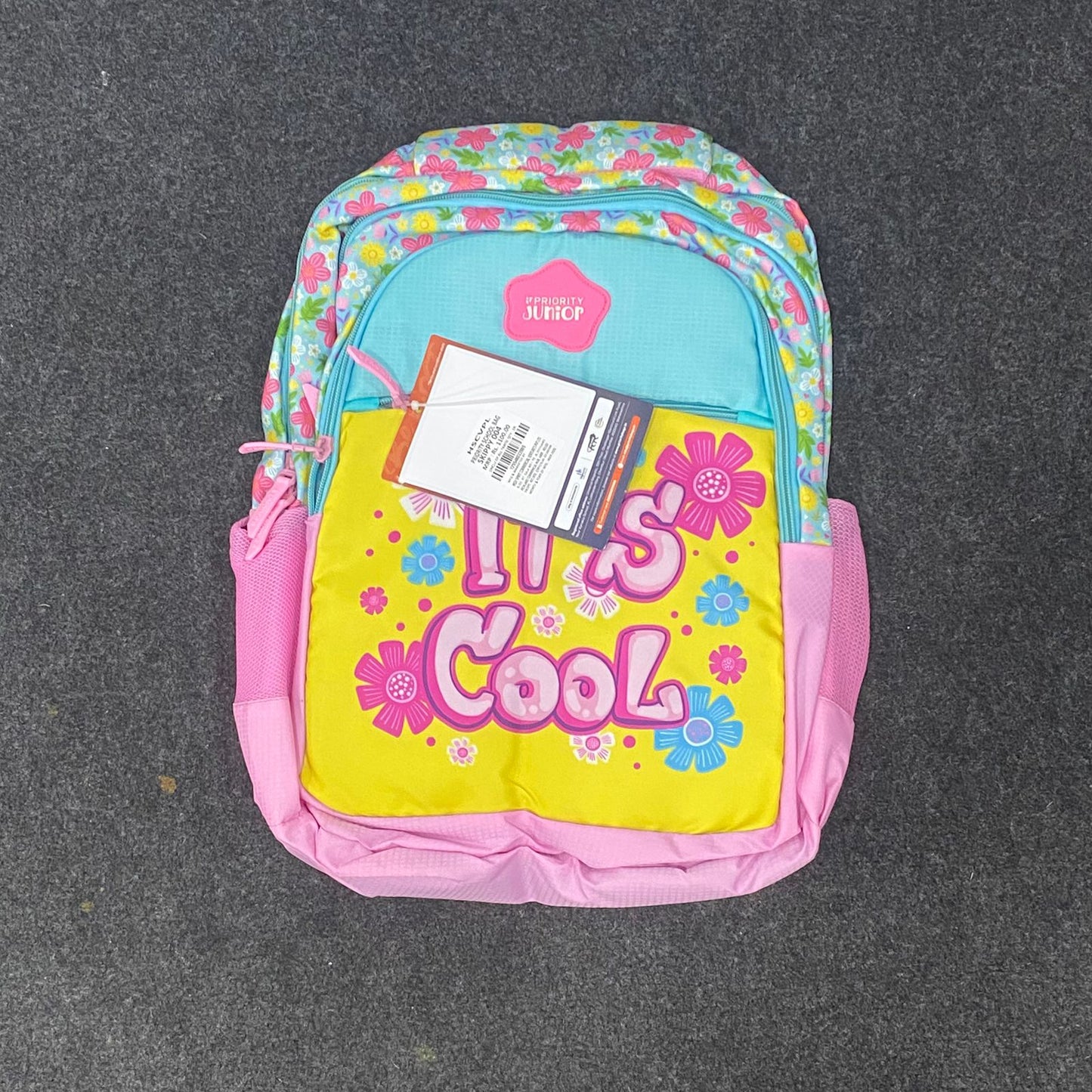AM7607 Priority Skippy Kids School Bag Premium Frozen Character Print Multi Compartment Backpack