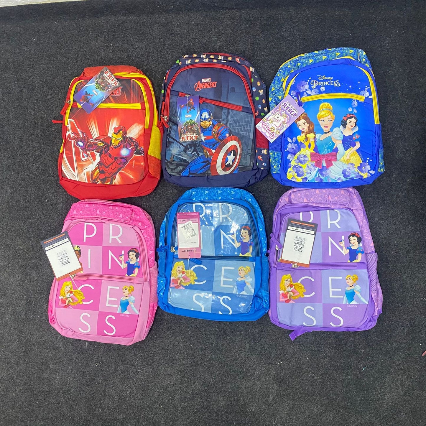 AM7610 Priority Hersheys Kids School Bag Premium Frozen Character Print Multi Compartment Backpack