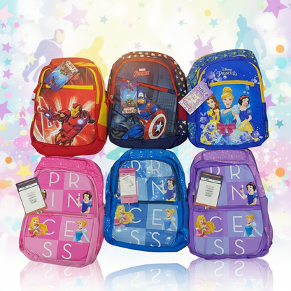 AM7610 Priority Hersheys Kids School Bag Premium Frozen Character Print Multi Compartment Backpack
