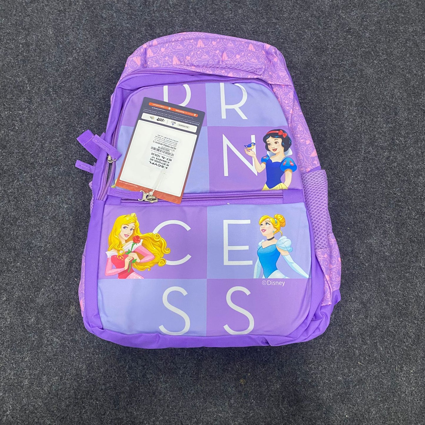 AM7610 Priority Hersheys Kids School Bag Premium Frozen Character Print Multi Compartment Backpack