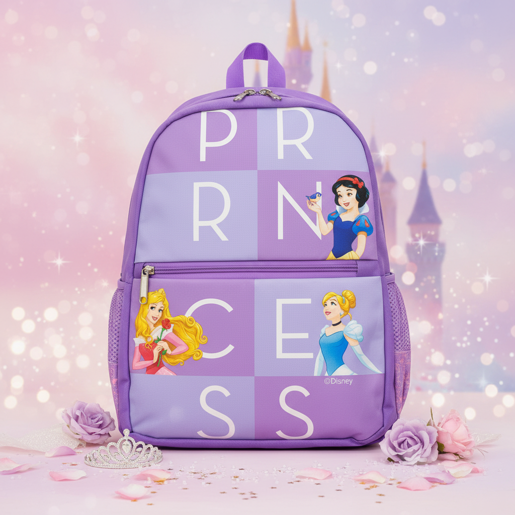 AM7610 Priority Hersheys Kids School Bag Premium Frozen Character Print Multi Compartment Backpack