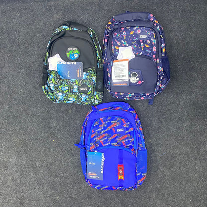AM7611 Priority Tipsy Kids School Bag Premium Frozen Character Print Multi Compartment Backpack