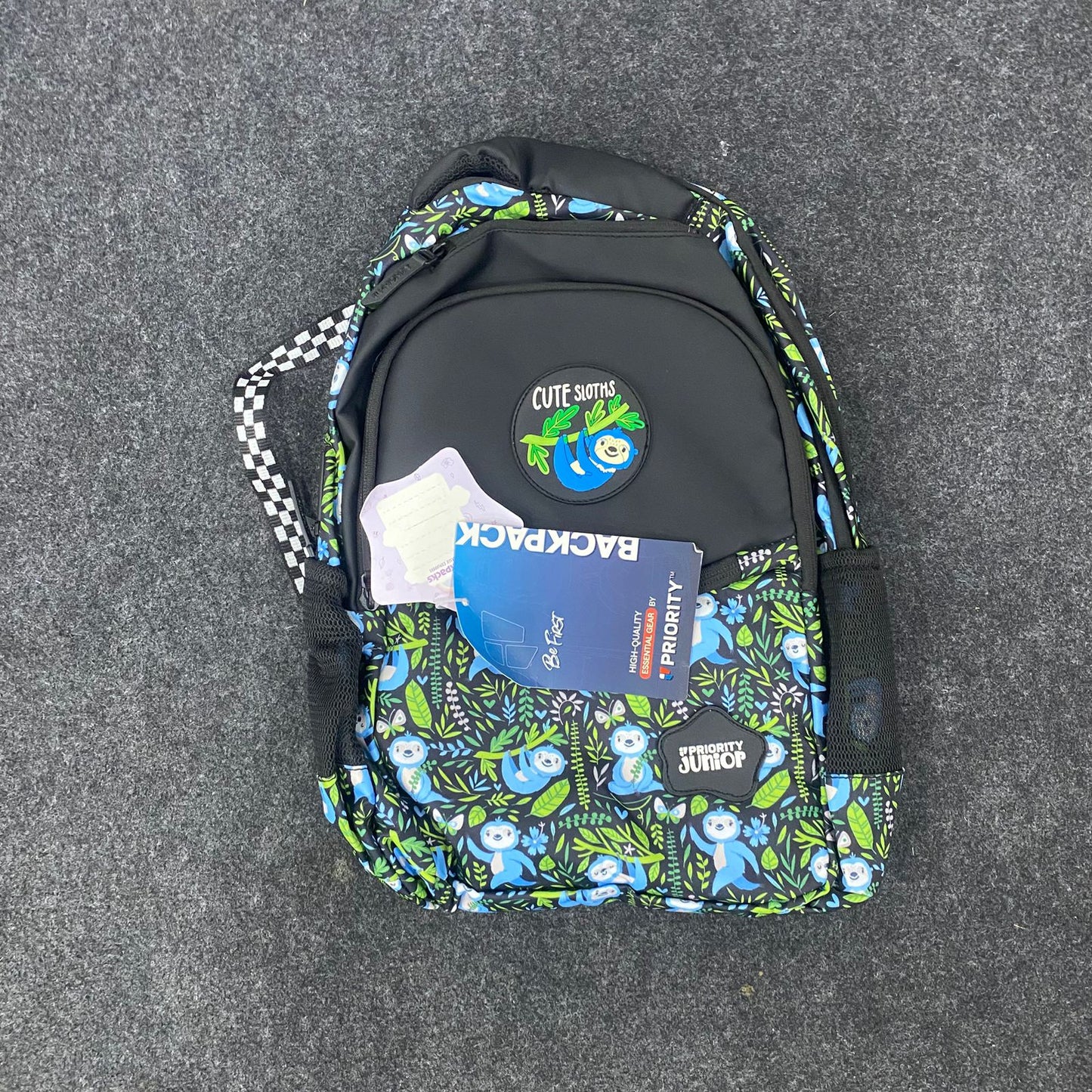 AM7611 Priority Tipsy Kids School Bag Premium Frozen Character Print Multi Compartment Backpack