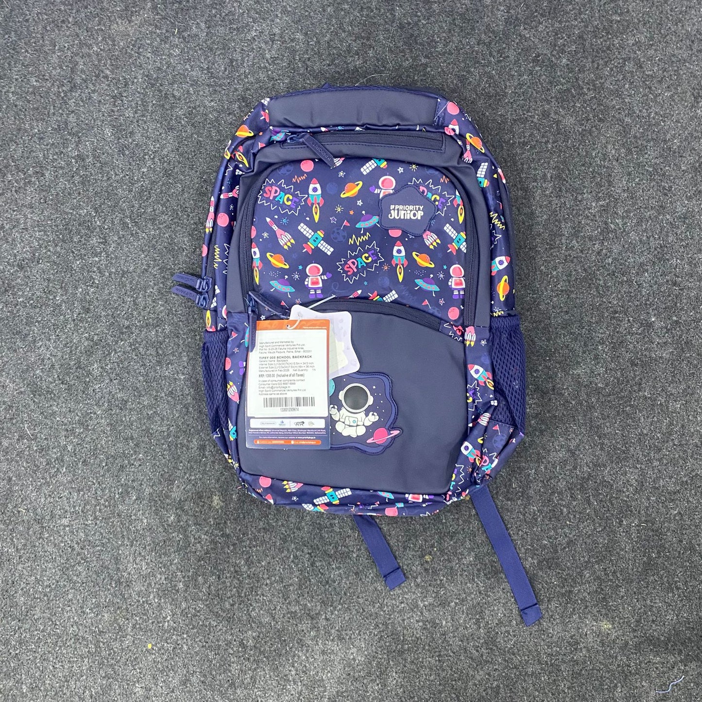 AM7611 Priority Tipsy Kids School Bag Premium Frozen Character Print Multi Compartment Backpack