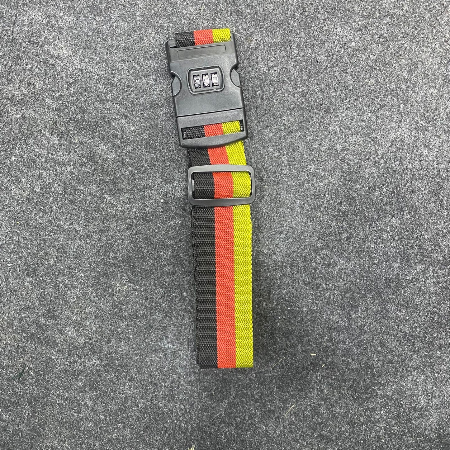 AM7615 CJSJ CH-18C Multicolored Adjustable Luggage Strap with 3 Digit Combination Lock Buckle