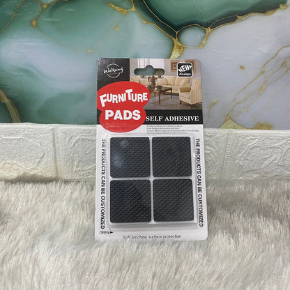 AM7620 Weikang Heavy Duty Self Adhesive Rubber Furniture Pads Anti Skid Floor Protectors 8 Pack