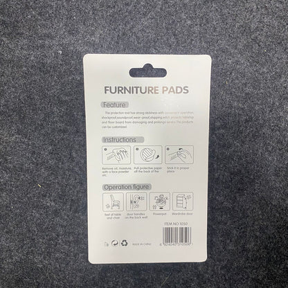 AM7621 Weikang Heavy Duty Self Adhesive Rubber Furniture Pads Anti Skid Round Protectors 8Pack
