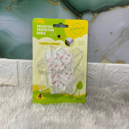 AM7626 Clear T Shaped Baby Proofing Corner Guards and Soft Silicone Edge Safety Protectors