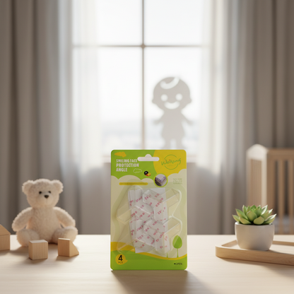 AM7626 Clear T Shaped Baby Proofing Corner Guards and Soft Silicone Edge Safety Protectors