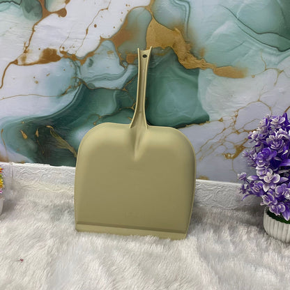 AM7632 Durable Plastic Dustpan with Long Ergonomic Handle for Easy Home and Office Cleaning