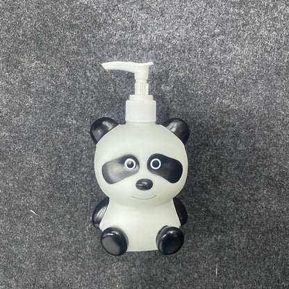AM7634 Cute Plastic Liquid Hand Soap / Shampoo Dispenser Pump Bottle For Kids Bathroom