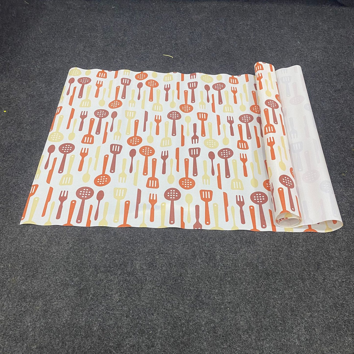 AM7641 Shuangyou Waterproof EVA Anti Slip Printed Kitchen Mat Drawer Liner Roll, 45x125 cm