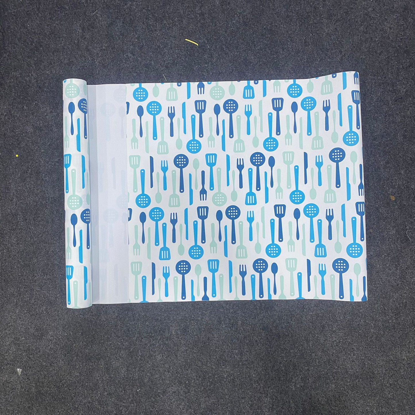 AM7642 Shuangyou Waterproof EVA Anti Slip Printed Kitchen Mat Drawer Liner Roll, 45x300 cm