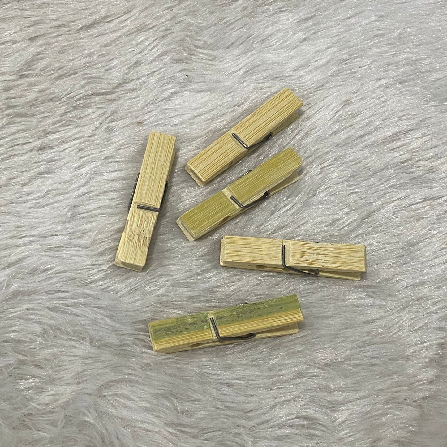 AM7668 Xintong Eco Friendly Heavy Duty Bamboo Clothes Pegs Clamps for Drying Laundry 20 Pcs