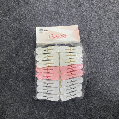 AM7670 Xrz Cactus Plastic Clothes Pegs Colorful Heavy Duty Laundry Hanging Clips 16 Pcs