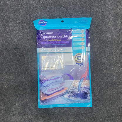 AM7703 FenFang Vacuum Compression Storage Bag for Space-Saving Organization of Quilts, Clothing, and Pillows