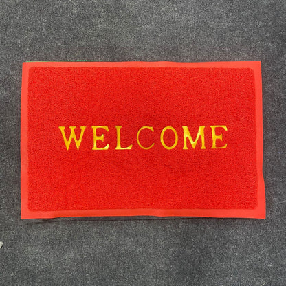 AM7705 Non-Slip PVC Cushion Welcome Doormat for Home & Office (Pack of 1)